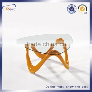 Modern Luxury Colorful Glass High Gloss Coffee Table,Coffee Table Furniture thumbnail-2