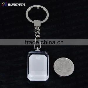 New Product China Manufacturer Sublimation Products Blank Crystal Key Chain thumbnail-1