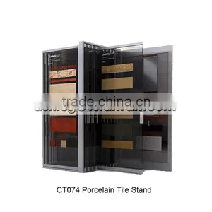 Tsianfan Custom Metal Display Racks Stands for Marble Stone Samples and Granite Tiles in Showroom CT074 thumbnail-1