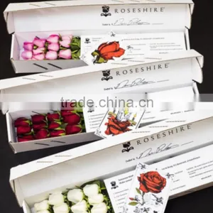 2016 BEST SELLING PACKING CUSTOMIZED FULL PRINTING CORRUGATED FANCY BOX FOR SHIPPING FLOWER DELIVERY BOX thumbnail-1