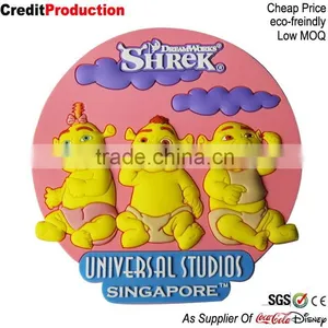 90mm*90mm*4mm Soft Pvc Coaster Gift Item thumbnail-1