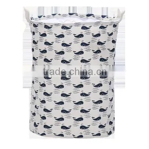 Folding Cheap Laundry Basket Hamper for Dirty Cloth, Bathroom Dirty Cloth Basket thumbnail-1
