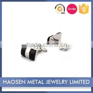 New Style Blue Gold Sand Or Blue Cat Eye Stone With Onyx Rhodium Stone Cufflinks For Men thumbnail-2