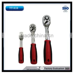 Quick-Release 1/4"/3/8"/1/2" CR-V H Type Ratchet Wrench Handle thumbnail-1