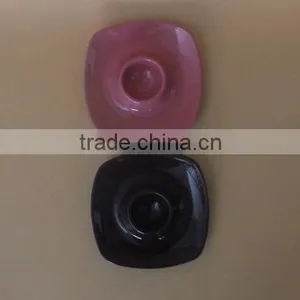 Color Glaze Porttery Egg Plates and Dishes Small Ceramic Egg Plates Bulk Porcelain Egg Plates thumbnail-3