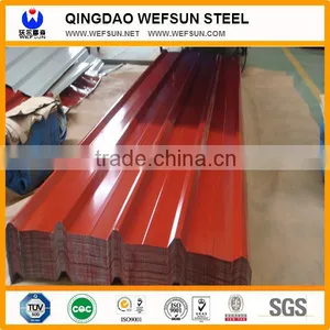 Mild Galvanized Color-coated Corrugated Steel Plate thumbnail-1