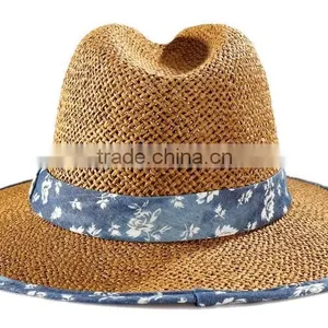Packable Straw Original Panama Hat Fashion Panama Hat thumbnail-4