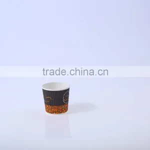 Hangzhou LvYang Ripple Double Single Wall Disposable Coffee Paper Cup thumbnail-1