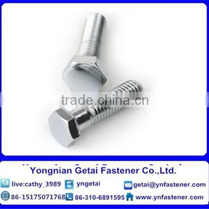 Hot Dip Galvanized Hexagon Bolts DIN 933 DIN 931 thumbnail-6