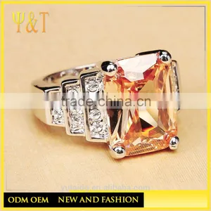 Jingli Jewelry Big Ruby Stone Engagement Ring (YJ-880) thumbnail-4