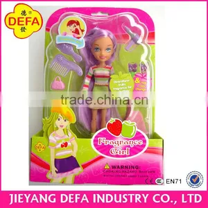 Defa Lucy Pretty 7 Inch Plastic Small Kids Small Vinyl Doll thumbnail-5