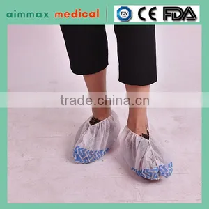 Anti Slip Non Woven PP + CPE 17*41cmShoe Cover With Laminated Film thumbnail-2
