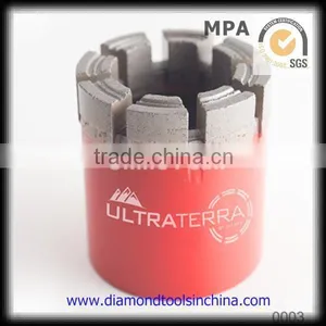 Turbo Segmented Side Protection Diamond Drill Bit for Hard Rock thumbnail-2