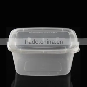 High Quality Plastic Food Container PP Box Flat Cover 2000ml thumbnail-1