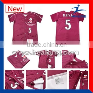 Blank Baseball Jerseys Wholesale Baseball Shirt thumbnail-1