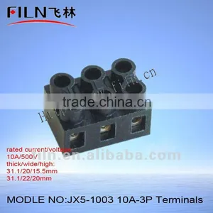 Terminal Block Connector 3.5 mm JX5-1003 10A-3P thumbnail-1