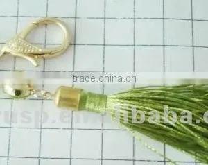 Our New Design Coloured Tassels Metal Keychain thumbnail-1