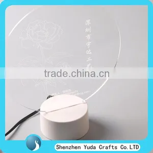 LED Acrylic Light Up Sign Desk Model Night Light Laser Engraving Acrylic Sign With LED thumbnail-5