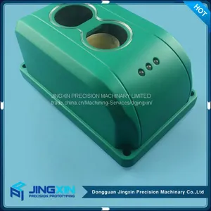 Jingxin Top Quality UV Painting ABS Gold Vacuum Plating CNC Machining Plastic Prototypes thumbnail-5
