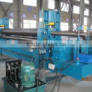 Series W11Y Hydraulic 3-roller Symmetrical Plate Rolling Machine/shear Brake and Slip Roll Machine thumbnail-1