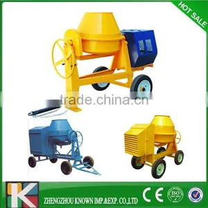 Mini Cement Mixer With Electric Start 6.6HP Diesel Engine Concrete Mixer thumbnail-1