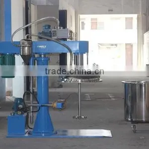 FDH EX-proof UV Lacquer Dual-shaft Hydraulic Lifting Disperser ,dissolver,paint Mixing Machine With Tank Clamp thumbnail-2