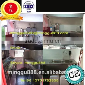 HOT Selling Stainless Steel Street Vending Food Cart Kiosk thumbnail-6