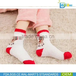 New Women's Colorful Novelty Christmas Pattern Cotton Crew Socks thumbnail-3