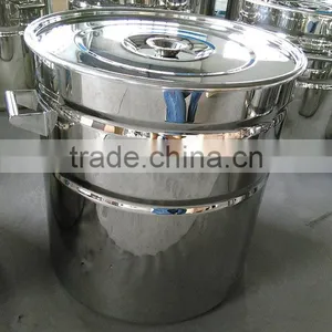 Stainless Steel Drum With Sealing Lid thumbnail-1