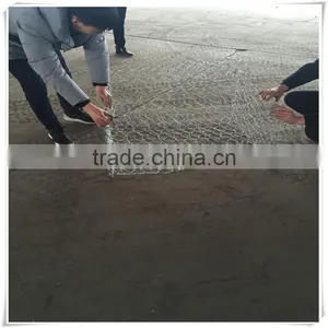 60*80mm 80*100mm Mesh Size Galvanized Gabion Basket /galvanized Wire Mesh Prices thumbnail-4