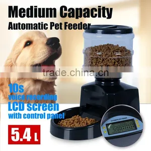Private Label Pet Products LCD Timer Automatic Food Dog Feeder thumbnail-1