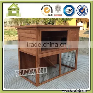 SDR01G Wooden Rabbit Hutch Rabbit Cages Rabbit House for Sale thumbnail-1