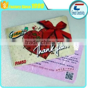 Nice Printing Plastic Gift Card, Super Market Loyalty Card thumbnail-1