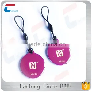 Custom Printing 13.56mhz MIFARE Classic 1k Nfc Epoxy Tag Unique QR Code Rfid Tags NTAG 213 thumbnail-1
