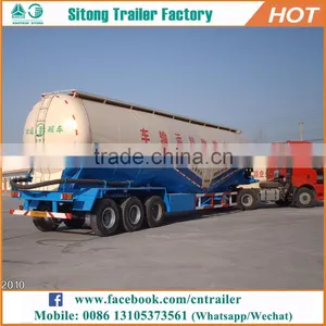 Customized Tanker Trailer Capacity Dry Silo Bulk Cement Bulker Tank Trailer For Sale thumbnail-5