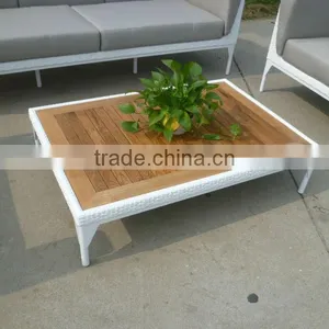 Modern Outdoor PE Wicker Furniture Sofa Set thumbnail-5