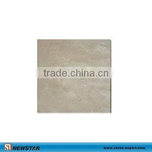 Honed White Travertine Tile thumbnail-1