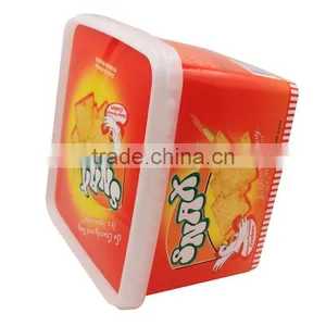 3.5L IML Plastic Cookie Box /Biscuit Container,Certificate Pet Food Containers thumbnail-6