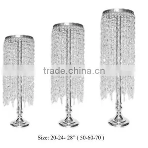 Wedding Crystal Ball Centerpiece, T-light Holder, Crystal Wedding Centerpiece thumbnail-1