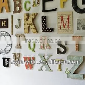 Wooden Alphabet Letters DIY Manual Process Letters Laser Cutting Letters Can Be Customized thumbnail-3