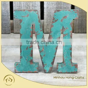 Small Rustic Metal Wall Letters for Crafts thumbnail-1