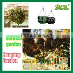 Plastic Outdoor Decorative Storage Hanging Fower Ball Planters thumbnail-1
