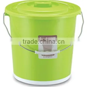 Durable Colorful Plastic Non-slip Water Bucket With Lid thumbnail-1