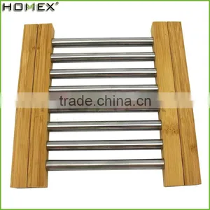 Extensible Bamboo Cooking Trivet/Homex_Factory thumbnail-1