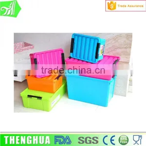 Eco-Friendly Plastic Colorful Large Foldable Toy Storage Box thumbnail-1
