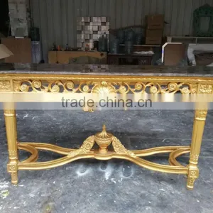 Made in China Foshan Factory Baroque Furniture Console Gold thumbnail-6