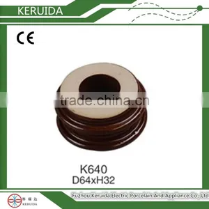 Small Bronw Wiring Porcelain Spool Insulator thumbnail-1