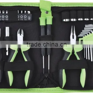 31PCS Tools Sets(5"long Nose Pliers/5"diagonal Pliers/1.5-6hex Key/10pcs Screwdrivers/3*50mm+ -/50 Connection) thumbnail-1