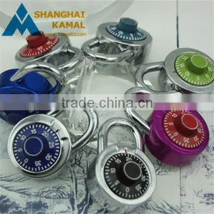 Round Shaped Digital Combination Locks, School Resetable Combination Padlock thumbnail-1