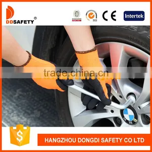 DDSAFETY Working Gloves Latex Coated Polyester Nylon Knitted Finger Gloves thumbnail-2